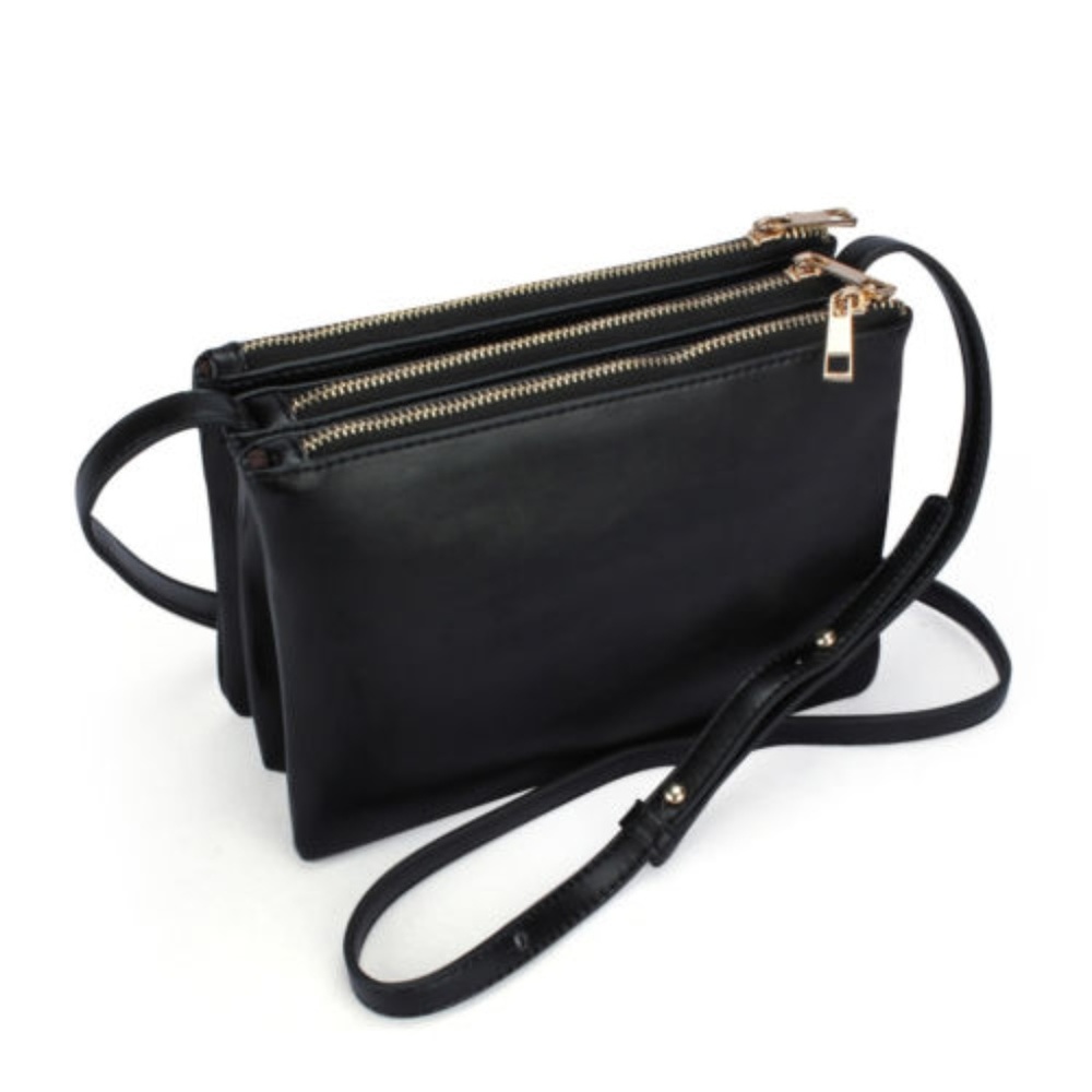 Black Trio Crossbody